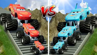 Big & Small Monster Truck King Dinoco vs Big & Small Monster Truck Mcqueen - which is best?