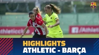 [HIGHLIGHTS] FUTBOL FEM (Liga): Athletic Club - FC Barcelona (0-1)