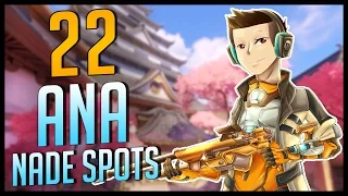 22 Ana Nade Spots on ALL Overwatch Maps (1 for Each Map)