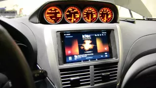 Subaru STI - установка планшета Nexus 7 2013 LTE