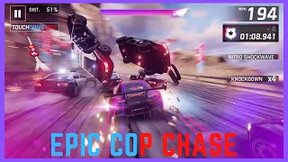 Asphalt 9 Legend - Extreme Swat Armored Van, Police Cars and Chopper Escape [Cop Car Chase] Part 1