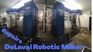 How to do arm repair on a Delaval Milking Robot