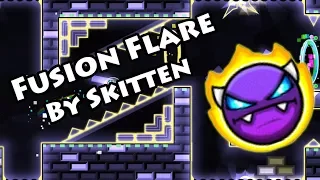 Geometry Dash - Fusion Flare (By Skitten) [All Coins]