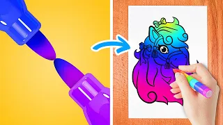 WOW! AWESOME DRAWING TRICKS 🎨 || Painting ideas that you can easily repeat!