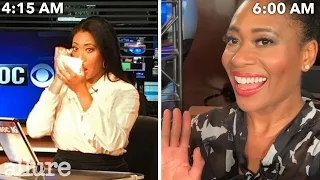 A News Anchor's Entire Routine, from Waking Up to Getting On Camera | Allure