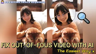 FIX Out Of Focus Video INSTANTLY! - Easy Blur Removal With AVCLabs Video Enhancer AI