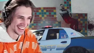Officer PP Returns to Clean Up Criminal Scum | xQc GTA Roleplay