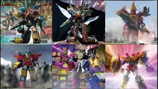 Super Sentai All Ultimate Robo Gattai Ultrazord Transformation Part 2 (Shinkenger - Don Brothers)