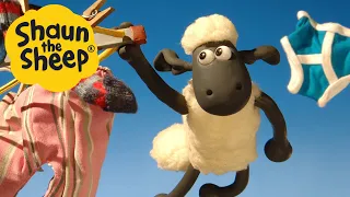 Shaun the Sheep 🐑 Washing Line Trouble 🧦 Full Episodes Compilation [1 hour]