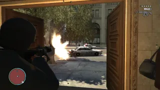 GTA 4 - Three Leaf Clover - Bank Heist + Six Star Escape