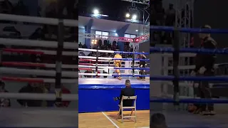 LEON FIGHT 4 ARGENTINA VS PARAGUAY PELEA EN 65KG DE KICK BOXING. (K.O EN EL PRIMER ROUND)