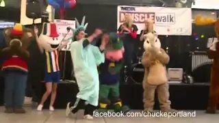 MDA Muscle Walk Mascot Dance