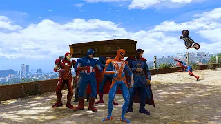 GTA 5 COFFIN DANCE COMPILATION! SPIDERMAN FUNNY FAILS Ep.3