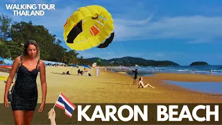 HOW IS KARON Beach 🇹🇭  Phuket NOW? 2023 | Walking Tour | Thailand | No Talk | ▶ 11 min