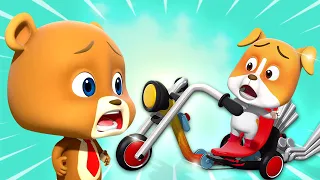 Alex's Bike, Kids Funny Cartoon + More Loco nuts Comedy Videos for Kids