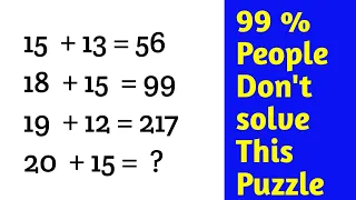 Can you solve it problem mathematics | 99 percent people don't solve this problem mathematics puzzle