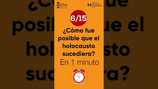 Discursos de odio: ¿Cómo fue posible que el holocausto sucediera?