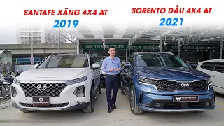 Hàng Hiếm Kia Sorento 2021 và Hyundai Santafe 2019 Siêu Đẹp | Trung Thực Auto - Vua Gầm Cao