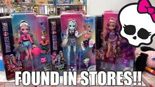 I FOUND MONSTER HIGH IN STORES!! DOLL HUNT FOR GENERATION 3! LAGOONA, FRANKIE AND CLAWDEEN!