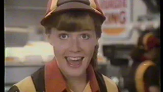 1982 Burger King "Television Coupon - Free Whopper" "Elisabeth Shue"TV Commercial