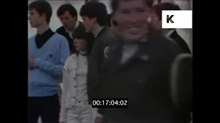 1980s Brighton, UK, Teenagers Dancing at Scooter Rally, Mod Revival, Youth Subculture