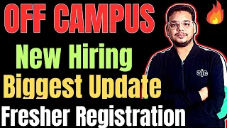 Biggest OFF Campus Drive For 2024 , 2023 , 2022 Batch | Latest Hirings | Fresher Jobs 2024 Batch |