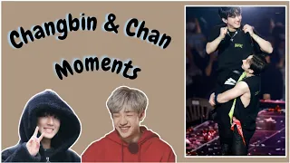Changbin and Bang Chan moments || BinChan
