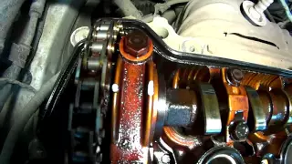 Toyota Fielder 1NZ-FE замена цепи ГРМ и маслосъемных колпачков Серия 1