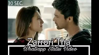 Zaroori tha | Whatsapp status video | Rahat Fateh Ali Khan Feat-Gauhar Khan-Kushal Tandon