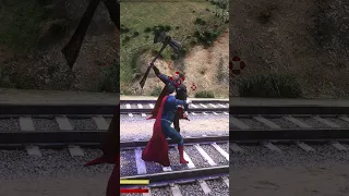 GTA 5 - Superman vs Thor (GTA 5 Mods)