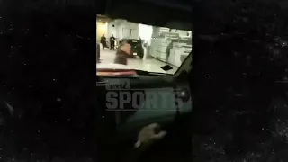 Footage of Mcgregor attacking Khabib’s bus (Video is recorded from inside of the bus)