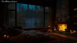 Cozy Bedroom With Relaxing Rain Sounds for Sleeping | Deep Sleep, White Noise, ASMR Sleep #12
