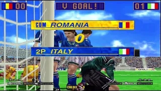 Virtua Striker 2 '98 -  Italy Full Playthrough (Ranking Mode) (2024 Playthrough 2)