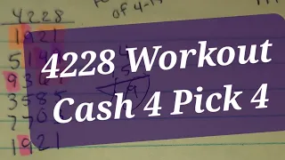 4228 Workout for Cash 4 Pick 4 Strategies to Win