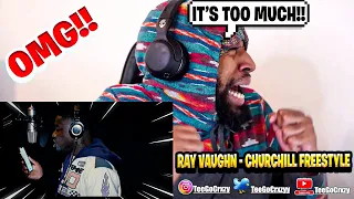 NO BAR WASTED!!! Ray Vaughn - Churchill Freestyle (Official Music Video) (REACTION)