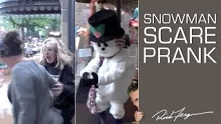 Snowman Scare Prank