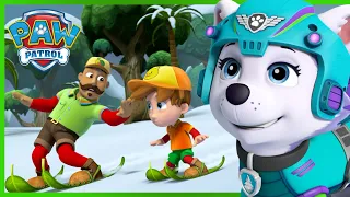 Pieski ratują zmarzniętych obozowiczów i nie tylko! - Psi Patrol PAW Patrol po polsku