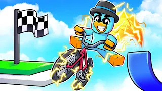 Yendo a 8,265,941 KMPH En Bici en ROBLOX!