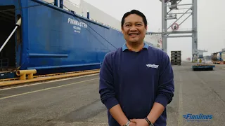 Deck officer Jonathan Fernandes, Finnlines