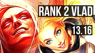 VLADIMIR vs LUX (MID) | Rank 2 Vlad, 12/2/8, 1.0M mastery, Godlike, Rank 29 | NA Challenger | 13.16