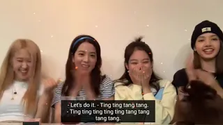 ting ting tang tang game (blackpink)