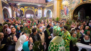 ВЕРБНОЕ ВОСКРЕСЕНИЕ В КИЕВО-ПЕЧЕРСКОЙ ЛАВРЕ.