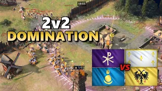 AOE4 Dominating in 2v2 as Byzantine