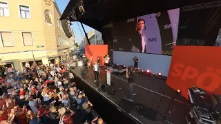 SPÖ Wahlkampfauftakt am Viktor Adler Markt