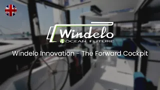 Windelo: sailing a catamaran with a forward cockpit