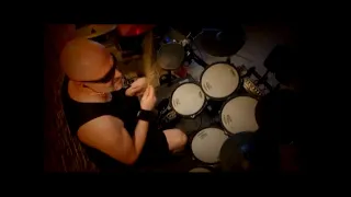 MANOWAR  (in memorian Scott Columbus)  -  Fighting the World     #drumcover (ROLAND TD-17 V-DRUMS)