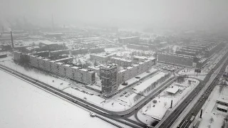 Зимний Санкт-Петербург зима 2019. Видео с дрона