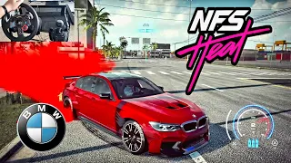 Need for speed HEAT gameplay logitech G29 and Gearbox BMW M5