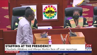 Okudzeto Ablakwa and Afenyo Markin face-off over reportage - Joy News Prime (1-4-22)