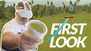 Disc golf valley in virtual reality: hard but GREAT!